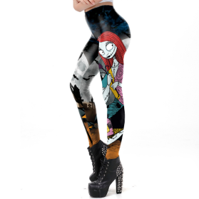 Women's Skull Leggings Halloween Pants