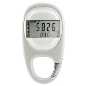 Multi-function 3D Induction Calorie Pedometer Step Counting Accurate Portable Mini Fitness Walking Distance Exercise Digital