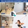 3-piece wall-mounted exercise anchor, resistance band wall hook, home gym installation anchor, physical therapy yoga fitness exercise, ceiling mounted