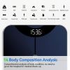 Scale For Body Weight, Digital Scale With BMI, Body Fat, Muscle Mass 13-Measurement, Digital Bathroom Scale Data Sync With Fitness Splay