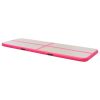 Inflatable Gymnastics Mat with Pump 275.6"x39.4"x3.9" PVC Pink