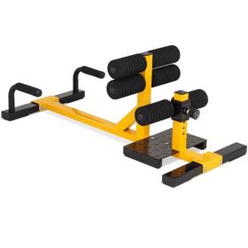 Home Gym 3-in-1 Sissy Squat Ab Workout  Sit-up Machine (Type: Exercise & Fitness, Color: Black & Yellow)