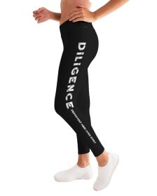 Diligence, Persistent Mind Over Body Graphic Style Womens Leggings (size: XS)