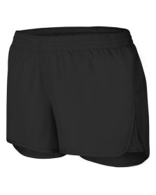 Augusta Sportswear AG2430 Ladies' Wayfarer Short (Color: Black, size: XS)