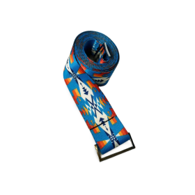 Yune Metal Buckle Yoga Strap Pendleton (Color/Pattern: Tucson Turquoise)